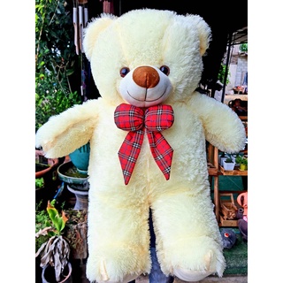เช็ครีวิวสินค้าตุ๊กตาหมี หมีขนปุย ขนปุยนุ่มนิ่ม น่ารักขนาด65cm. Kj Teddybear
