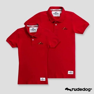 Rudedog เสื้อโปโลสีแดง รุ่น Flashing (ราคาต่อตัว)