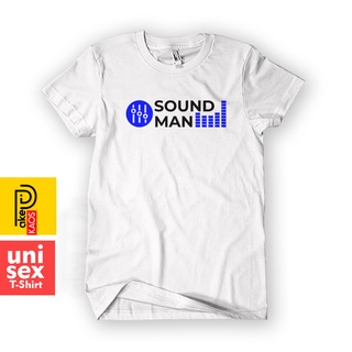 เสื้อยืดโอเวอร์ไซส์เสื้อยืด ผ้าฝ้าย พิมพ์ลาย Sound MAN 30s Distro สําหรับผู้ชาย และผู้หญิงS-3XL