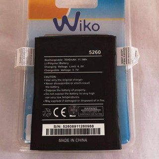 แบตแท้  Wiko Pulp Fab 4G 5260