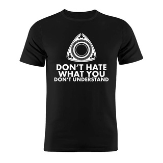 tshirtเสื้อยืดคอกลมฤดูร้อนเสื้อยืดผ้าฝ้าย 100% พิมพ์ลาย Mazda Rotary Engine - Hate-Tee DonT Hate What You DonT สไตล์มิ