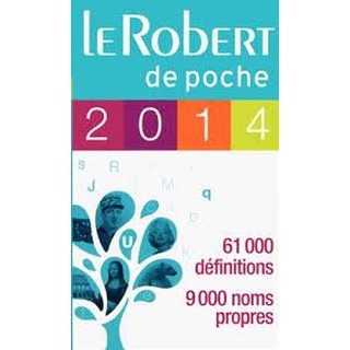 DKTODAY หนังสือ LE ROBERT DE POCHE DICTIONNAIRE 2014 ภาษาฝรั่งเศส