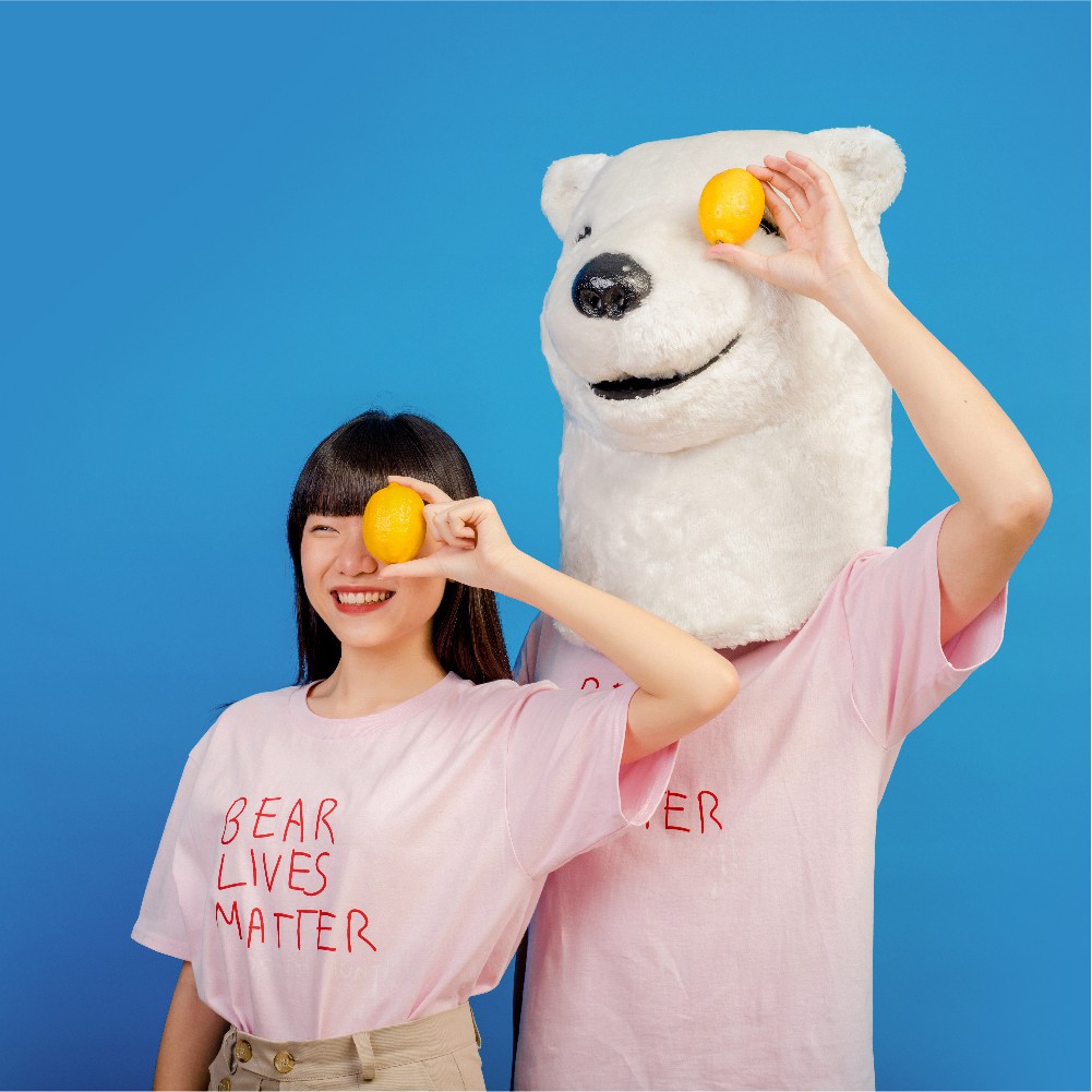 abearable-bear-lives-matter-สีชมพู-เสื้อยืดเปลี่ยนสีตามแสงแดด