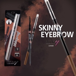 สินค้า Ashley Skinny Eyebrow ดินสอเขียนคิ้วหัวเล็กเพียง1.5mm  A314