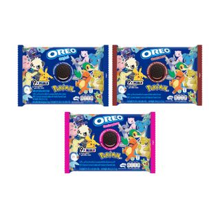 [Pokemon Collection] Oreo Pokemon โอรีโอ โปเกมอน คุกกี้แซนวิชสอดไส้ครีม ขนาด 248.4 กรัม (27.6gx9) (เลือกรสได้)