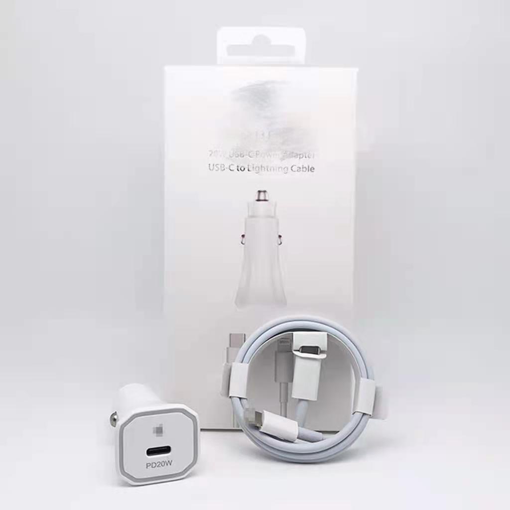 ชุดสายชาร์จเร็ว-สายชาร์จ-หัวชาร์จรถ-usb-c-pd-20w-หัวชาร์จสำหรับในรถยนต์-ชุดชาร์จ-20w
