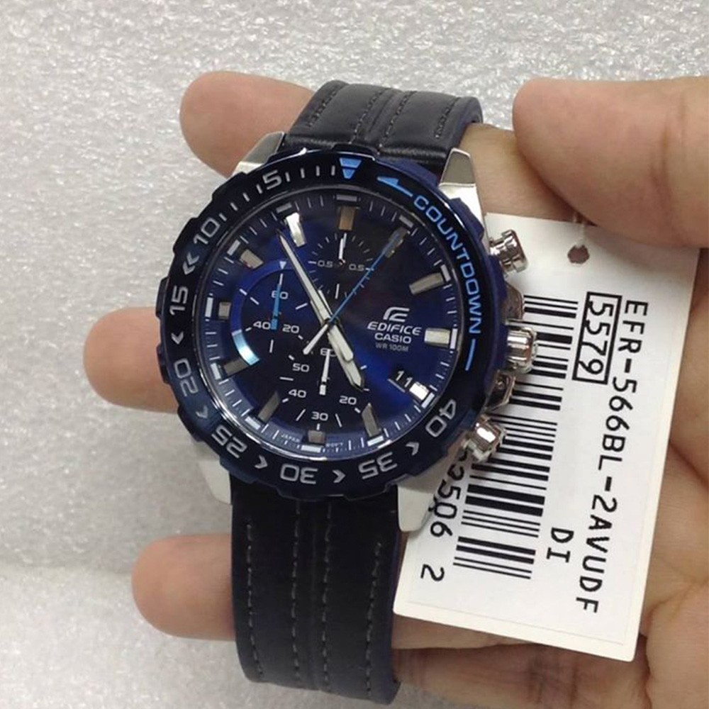 casio-edifice-chronograph-นาฬิกาข้อมือ-สายหนังแท้-รุ่น-efr-566bl-2avudf