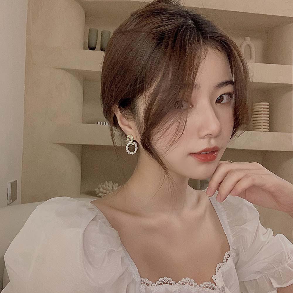 expen-ต่างหู-เข็มเงิน-ประดับมุก-หรูหรา-เครื่องประดับแฟชั่น-สําหรับผู้หญิง