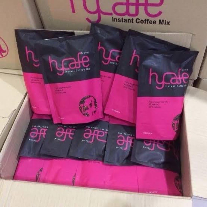 Hycafe Instant Coffee Mix (สีชมพู)ไฮคาเฟ่ กาแฟลดน้ำหนัก Hycafe | Shopee ...