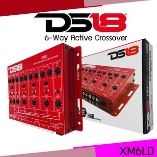 ของแท้ ครอสโอเวอร์ 6ทาง รุ่นใหม่2023 DS18 รุ่นXM6LD 6-Way Active Crossover เครื่องเสียงติดรถยนต์