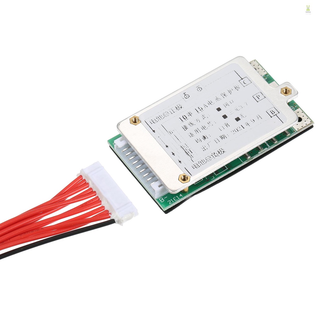 flt-บอร์ดแบตเตอรี่-li-ion-10s-15a-36v-37v-bms-pcb-pcm-พร้อมฟังก์ชั่นสมดุล-สําหรับจักรยานไฟฟ้า