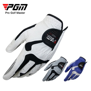 สินค้า ถุงมือกอล์ฟ PGM ผ้าไมโครไฟเบอร์มือซ้ายสำหรับผู้ชาย ST017