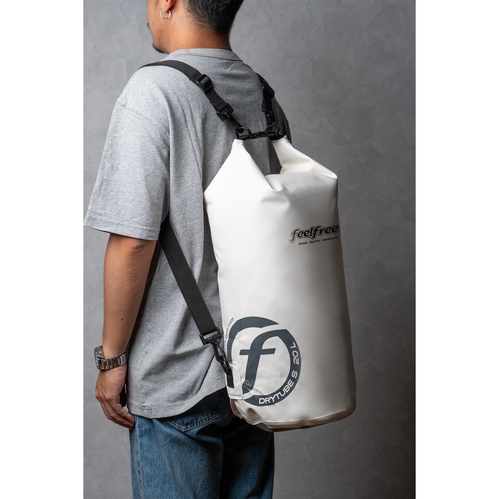 promotion-feelfree-dry-tube-s-plus-20l-กระเป๋ากันน้ำ-ถุงกันน้ำ-พรีเมี่ยม-ขนาด-20-ลิตร-2-สายสะพาย