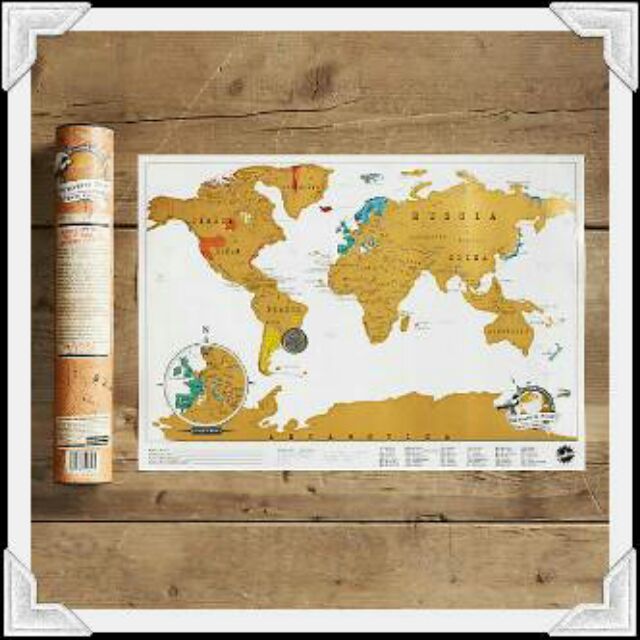 Scratch Map Shopee Thailand