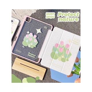 Tulip IPad case เคสไอแพดสกรีนลายทิวลิป🌷💖