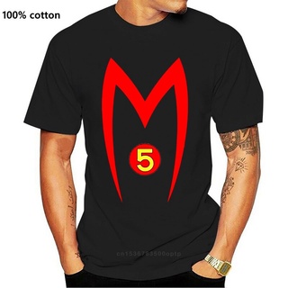 เสื้อสาวอวบ - ผู้ชายเสื้อยืดความเร็ว Racer Mach 5 โลโก้รถการ์ตูนแข่งญี่ปุ่น