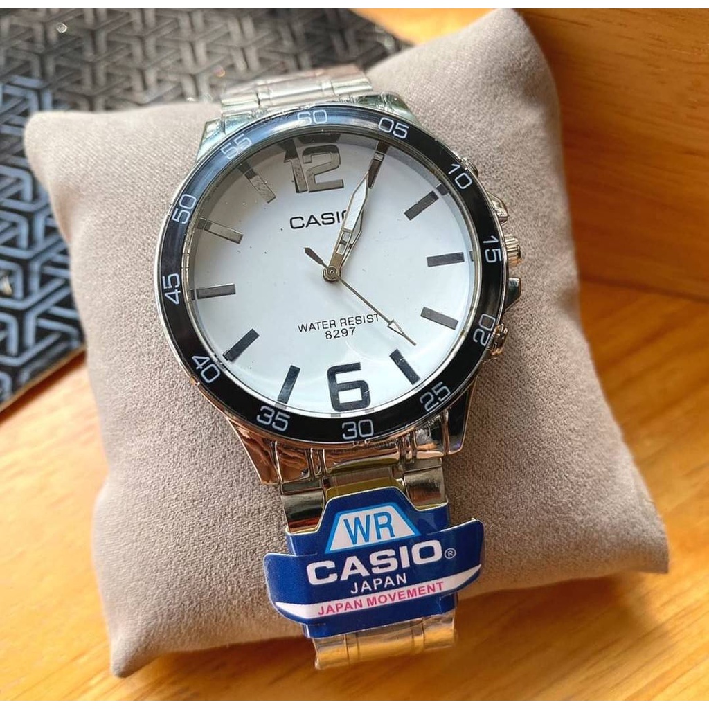 นาฬิกาข้อมือผู้ชาย-นาฬิกาผู้ชายcasio-นาฬิกาข้อมือ-นาฬิกาคาสิโอcasio-รุ่นใหม่-งานพรีเมี่ยม-เรียบหรู-สวยดูดี-เลสหนา