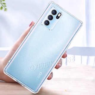 เคสโทรศัพท์ OPPO Reno6 Z 5G / Reno6 5G 2021 New Casing Clear Slim Thin Soft TPU Protective Simple Phone Case Cover เคส ออปโป้ รีโน่6 Z 5G