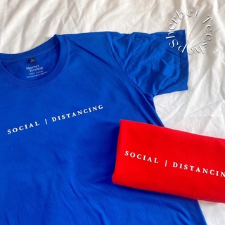 ใหม่ เสื้อยืด social distancing *☺︎︎|sherbet.teeshop