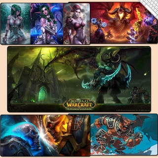 🔥⚡💥แผ่นรองเมาส์ ลายการ์ตูน เกมโลกของ warcraft Mouse Pad ขนาดใหญ่ แผ่นรองเมาส์เกมมิ่ง กันลื่น