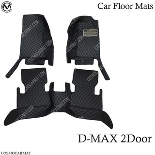 พรมหนัง 6D🚘ISUZU D-MAX 2ประตู ปี2014-2019 👈พรมรถ , พรมรถยนต์