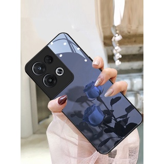 Dmy เคสกระจกนิรภัย สําหรับ oppo reno 8 7 pro 8z 8T 7z 6 6z 5 pro 4 3 2 2F Z F9 F11 pro F5 A5 A9 A15S A16 A31 A53 A94 A92 A91 A95 A74 A73 A52 A76 A7 A12e A3S A96 A37 A54 A59 A83 A93