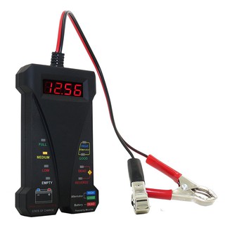 MP0514A 12V เครื่องทดสอบวิเคราะห์ระบบแบตเตอรี่โวลต์มิเตอร์และการชาร์จไฟ