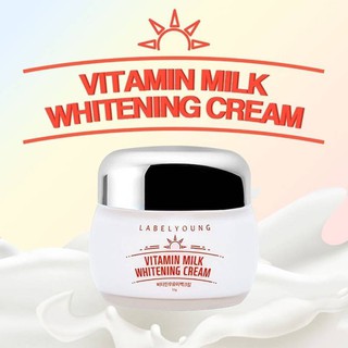 ‼️ของแท้/พร้อมส่ง ครีมวิตามินน้ำนมเข้มข้น Labelyoung Shocking Vitamin Milk Whitening Cream 55g