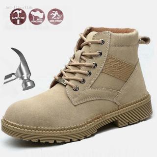 สินค้า 36-46 Plus Size รองเท้าเซฟตี้ หุ้มข้อ หัวเหล็ก Safety Shoes Work Shoes