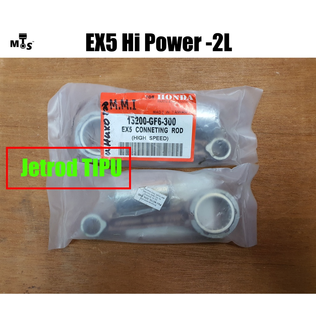 Jettipu Honda EX5 Hi Power Lama Racing 92L (STD94L) 2mm PENDEK rod