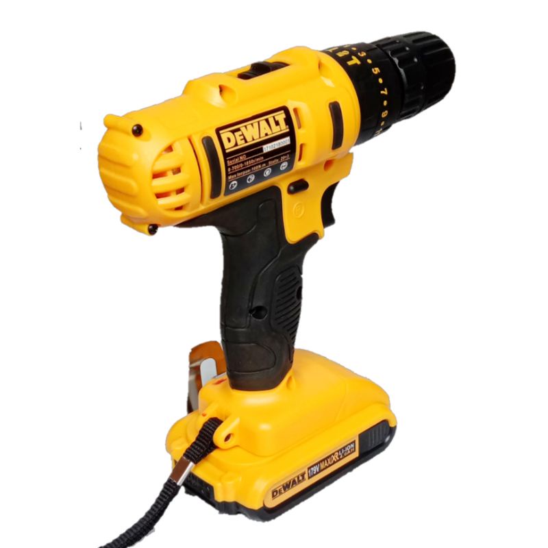 สว่านไร้สาย-dewalt-179v3-ระบบ-ปรับได้ถึง-25-ระดับมีเครื่องมือช่างพร้อมใช้งาน-งานไต้หวัน