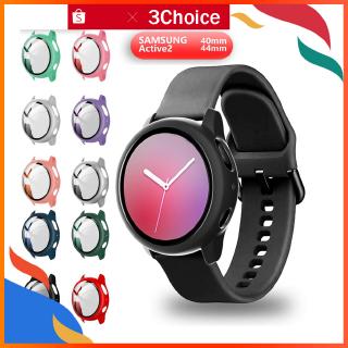 เคสกรอบพลาสติกแบบแข็งสําหรับ samsung galaxy watch active 2 44 มม. 40 มม.