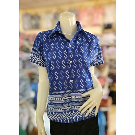 ภาพสินค้าเสื้อเชิ้ตลายขอ เสื้อเชิ้ตลายไทย เสื้อเชิ้ตทำงาน ทรงผู้หญิง จากร้าน fabricwarehouse บน Shopee ภาพที่ 3