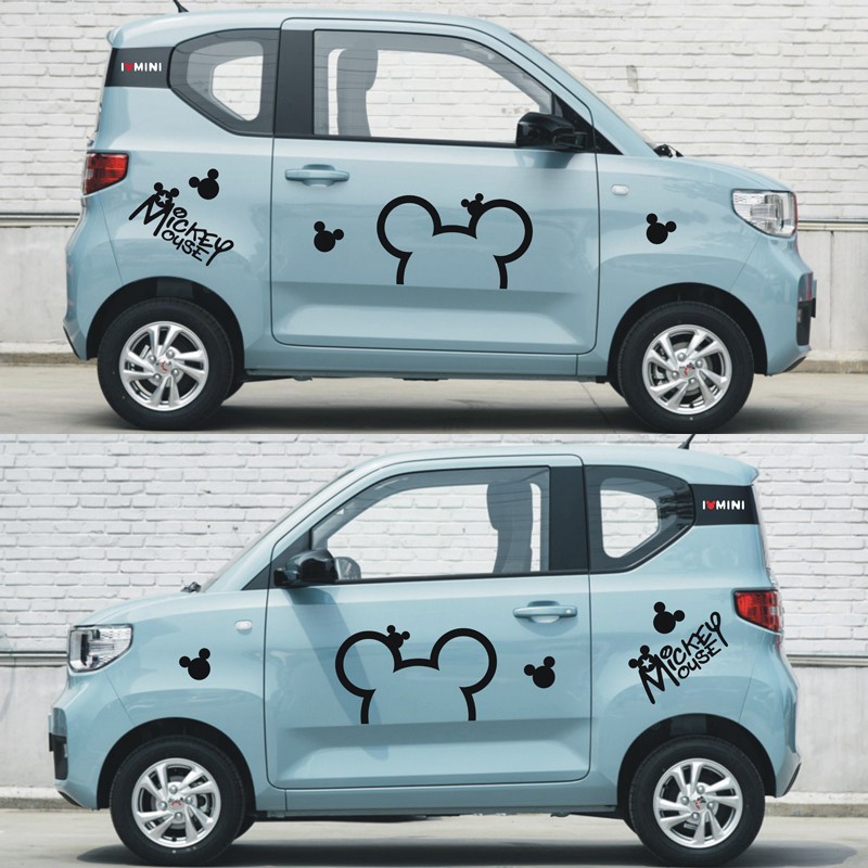Wuling Hongguang minievG B car sticker Macaron Ultraman cartoon