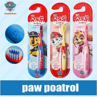 ภาพขนาดย่อของสินค้าพร้อมส่ง  แปรงสีฟันเด็ก Paw Patrol  2-12 ปี