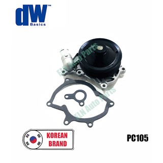 ปั๊มน้ำ (water pump) PORSCHE 911 H6-3.4L, 3.6L, 3.8L ปี1998-2002, Boxster H6-2.5L, 2.7L, 3.2L, 3.4L ปี1997-2008, Cayman