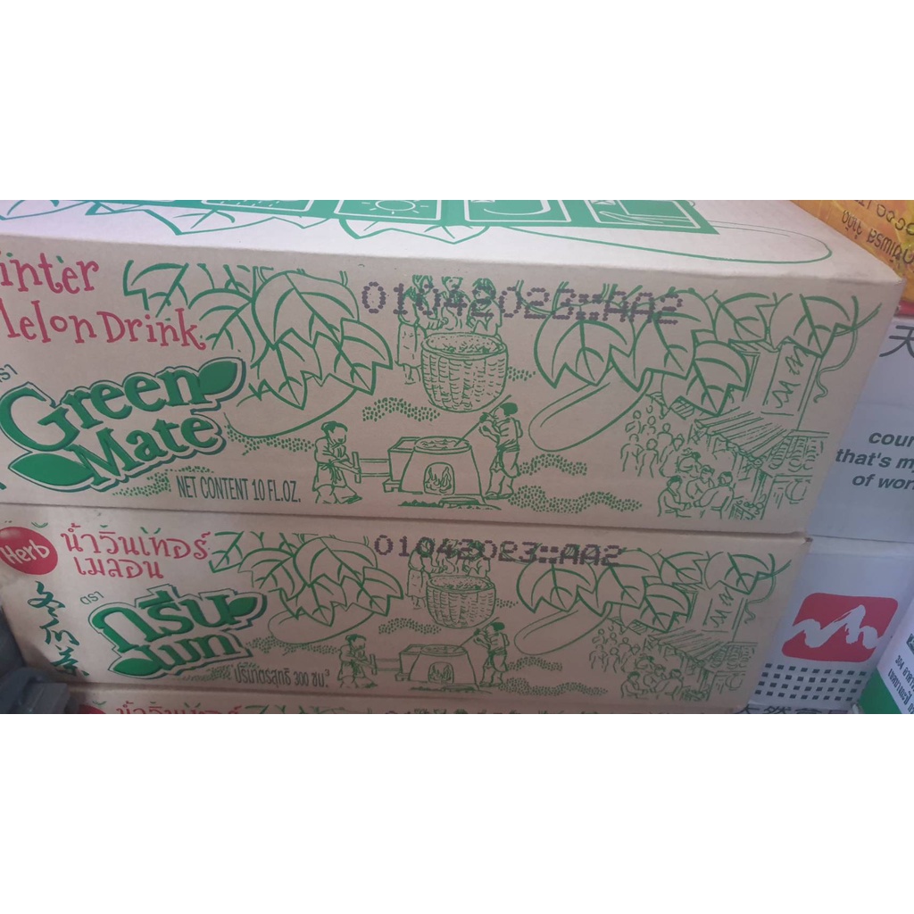 ภาพหน้าปกสินค้าน้ำฟัก greenmate winter melon ยกลัง 24 กระป๋อง ไม่ bubble ทั้งนอกและในกล่อง จากร้าน chutima_boon บน Shopee