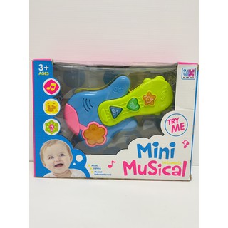 Mini Musical กีตาร์ มีเสียง มีไฟสนุก