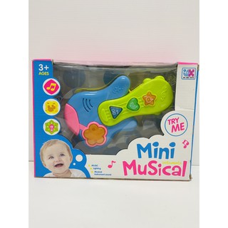 Mini Musical กีตาร์ มีเสียง มีไฟสนุก
