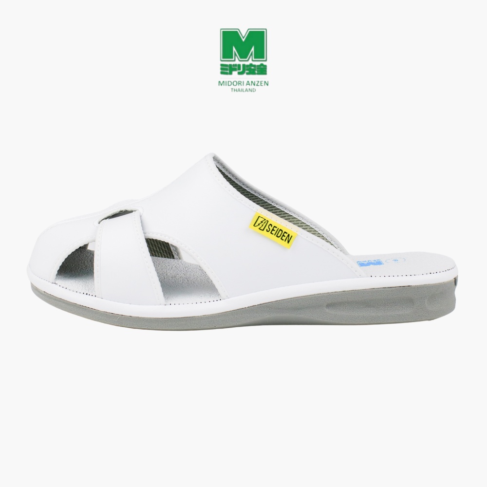 ภาพหน้าปกสินค้าMidori Anzen รองเท้ากันไฟฟ้าสถิตย์ รุ่น Elepass Cool N Light สีขาว /Anti-Static Work Shoe Elepass Cool N Light White