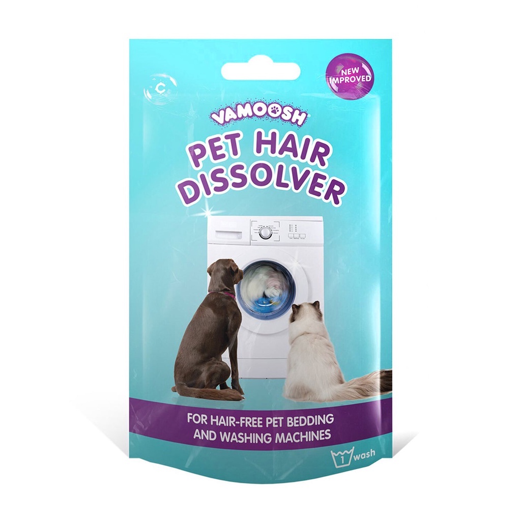 Vamoosh Pet Hair Dissolver ผลิตภัณฑ์ ซักผ้ากำจัดขน กำจัดขนสัตว์เลี้ยงบน
