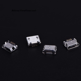 ภาพขนาดย่อของภาพหน้าปกสินค้าActh ซ็อกเก็ตเชื่อมต่อ Micro USB 5pin B type ตัวเมีย สําหรับเชื่อมต่อ 5 pin 10 ชิ้น จากร้าน attractivefinecool.th บน Shopee