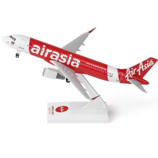 AirAsia Sharklet Model A320 Scale 1:150-โมเดลเครื่องบิน