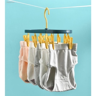 12 Clips ที่หนีบผ้า Laundry Rack Underwear Socks Hook Hanger Dryer