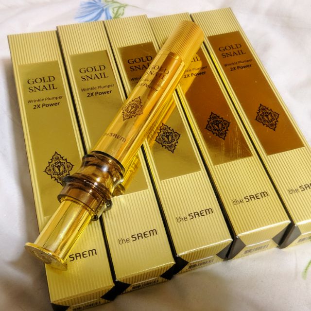the saem HK gold snail wrinkle plumper