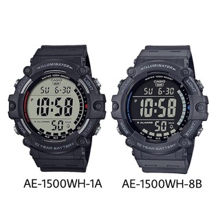 สินค้า นาฬิกา Casio AE-1500WH ของแท้ รุ่น AE-1500WH-1A ,AE-1500WH-8B รับประกัน 1 ปี