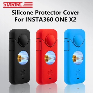 ภาพหน้าปกสินค้าSTARTRC Insta360 One X2 Silicone Case Soft Cover ซิลิโคนป้องกันตัวกล้อง และเลนส์ สำหรับ Insta360 ONE X2 ที่เกี่ยวข้อง