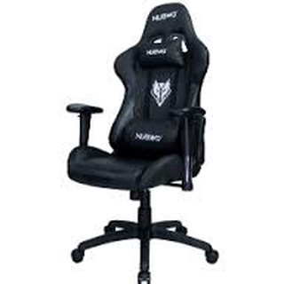 NUBWO*GAMING CHAIR รุ่น ขาหล็ก CH-007 BLACK เก้าอี้เกมมิ่ง ดำ ปรับระดับได้ ประกัน 1ปี