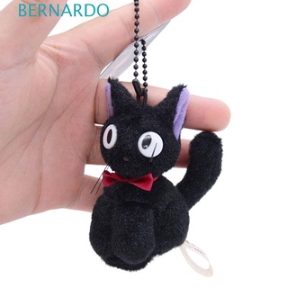 Bernardo ตุ๊กตาแมวดํา น่ารัก 9-12 ซม. เด็ก ของขวัญ ถุงจี้ สตูดิโอ Ghibli Hayao Miyazaki ตุ๊กตาการ์ตูน อะนิเมะ แมว Kiki ตุ๊กตา พวงกุญแจ