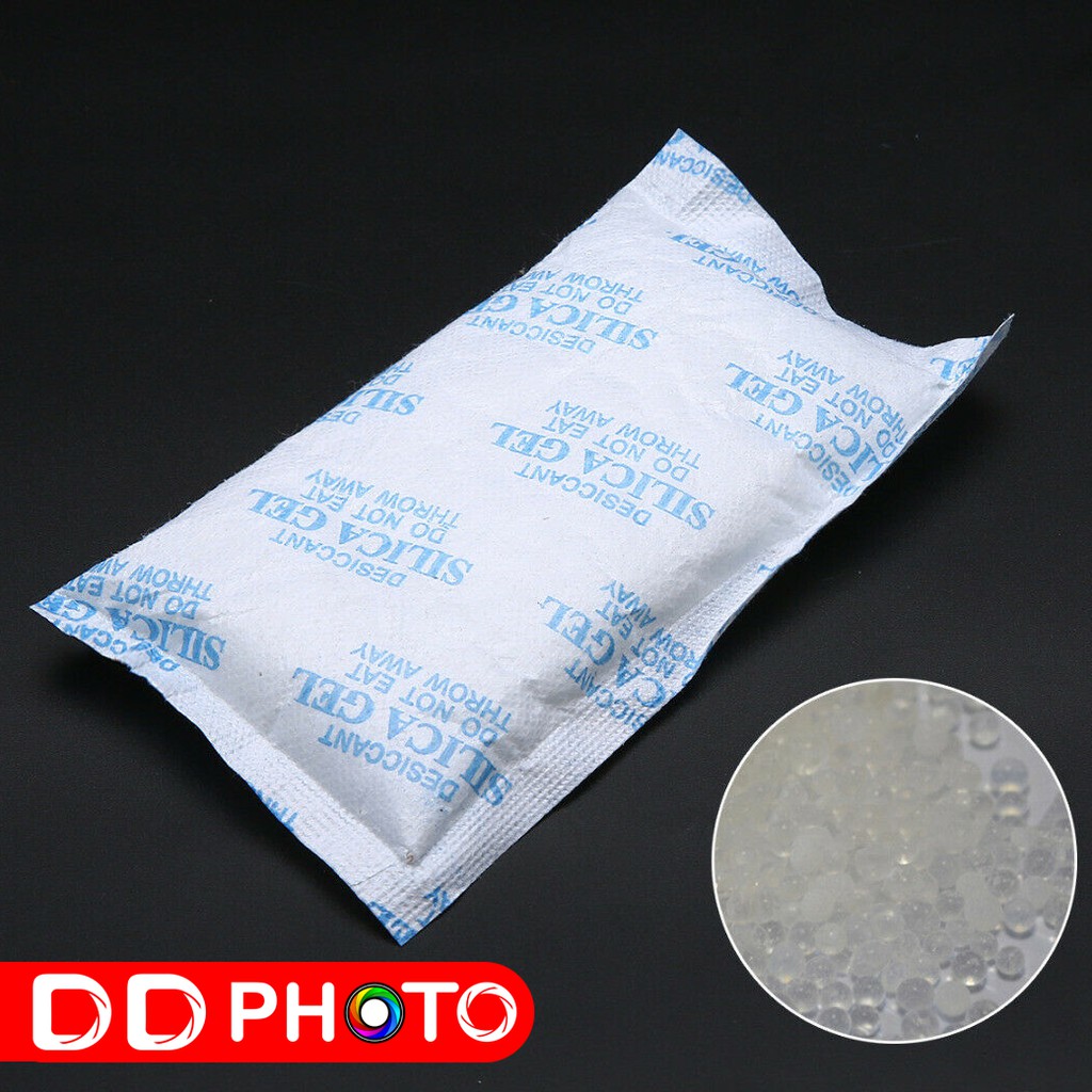 ภาพหน้าปกสินค้าซองกันชื้น สารดูดความชื้น ซิลิก้าเจล Silica gel 100 กรัม , 200 กรัม จากร้าน dd_photo บน Shopee